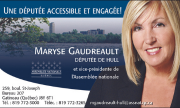 Maryse Gaudreault - députée de Hull - Parti Libéral du Québec